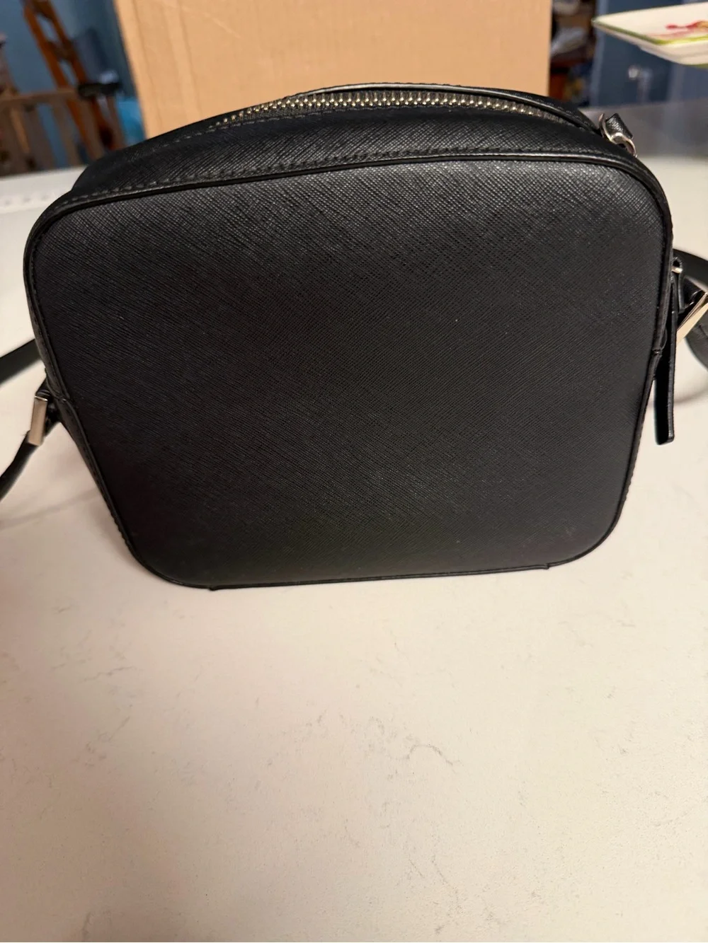 kate spade Black Crossbody Camera Bag Purse Crossbody Bag Leather